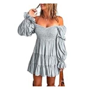 Worn once

Off the shoulder dress